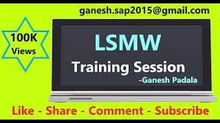 19  Data Migration Techniques  LSMW  Batch Input Recording Method Part1 [upl. by Turrell823]