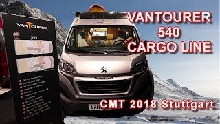 VANTOURER 540 AUF PEUGEOT RUNDGANG CMT STUTTGART 2018 KASTENWAGEN MESSE BESUCH [upl. by Karlyn660]