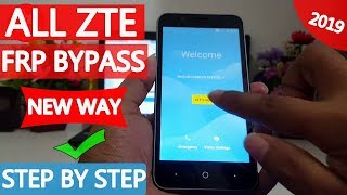 ✅ALL ZTE Google Account Bypass 2019  Without Pc  New Way  AndroidUnlock [upl. by Narual493]