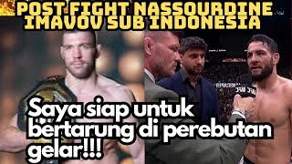 Nassourdine Imavov Sesumbar Bertarung Di Title fight ufcparis ufc mma [upl. by Rosy]