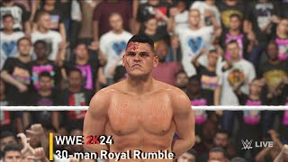 WWE 2K24  30man Royal Rumble  190 [upl. by Violeta810]