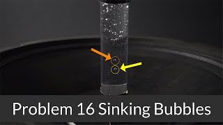 IYPT 2019 Problem 16 Sinking Bubbles Demonstration [upl. by Constantino]