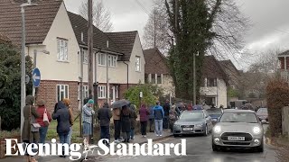 Queues at Sevenoaks vaccination centre as NHS faces surge in booster bookings [upl. by Etyak207]