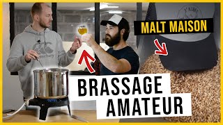 BRASSAGE  On fait de la bière maison et rien ne se passe comme prévu [upl. by Irtimed303]