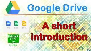 ✅Brief Introduction to Google Drive [upl. by Rehpotsirc]