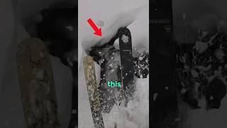 Skier Suddenly Falls Into Unseen Pit [upl. by Dwane]