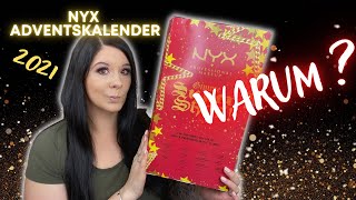 NYX Adventskalender 2021  WARUM   Ich bin enttäuscht  Unboxing Deutsch [upl. by Ennagem]