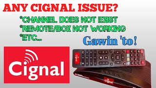 Any Cignal Issues  Factory Reset  Channel does not exist [upl. by Fiona]