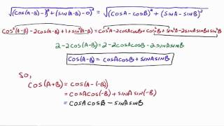 Derivation of Sum and Difference Identities [upl. by Lareena]