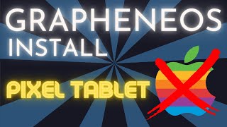 How to install GrapheneOS on Google Pixel Tablet GPT  Setup for new users [upl. by Izy]