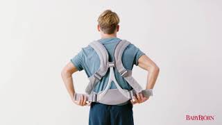 BABYBJÖRN –How to use the facingout position on Baby Carrier Move [upl. by Atinnod]