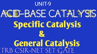 Acid base catalysis in tamil  TRB  SANTHOSHCHEMISTRY [upl. by Fauch181]