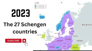 Schengen visa  2023 Country in Schengen zone  Europion Country of list [upl. by Lladnor]