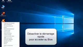 Acceder au bios sous windows 10 [upl. by Cychosz]