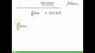 Całki podwójne  Po prostokącie [upl. by Scrope]