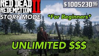 Red Dead Redemption 2 UNLIMITED MONEY GLITCH For Beginners STORY MODE [upl. by Vadnee]