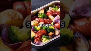 Super Easy Curried Sausage Tray Bake [upl. by Rattray]