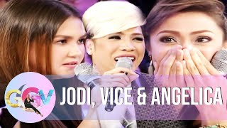 Angelica shocks Jodi with what she said about Vice  GGV [upl. by Etnoved]