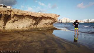 El Medano is a coastal town in Tenerife Spain Walk along the coast in December Spot surfing kite [upl. by Pickford]