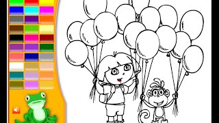 Dora Coloring Pages For Kids [upl. by Karsten]