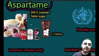 Aspartame Causes Cancer  WHO Recognizes aspartame as a Possible carcinogen [upl. by Eardna]