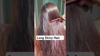 Long Shiny Hair Growth Secret 🤫 longhair shorts preityprerna [upl. by Harshman820]