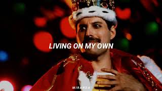 Freddie MercuryLiving On My Own traducida al español [upl. by Gapin761]