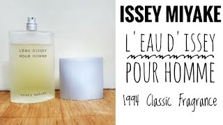 Leau Dissey  LEau DIssey Pour Homme from the House of Issey Miyake [upl. by Enelie]