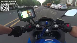 MAXCA C5 Pro Motorcycle Carplay Android Auto Screen Review Aliexpress [upl. by Golda107]