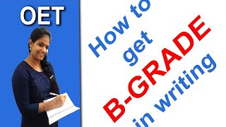 How to get B grade in writing  Writing module OET class7  Malayalam [upl. by Ilamad]