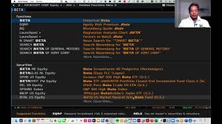 In Practice Webcast Introduction to using a Bloomberg Terminal for data collection [upl. by Ynogoham660]