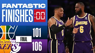 Final 146 WILD ENDING Lakers vs Jazz 👑👑 [upl. by Hembree603]