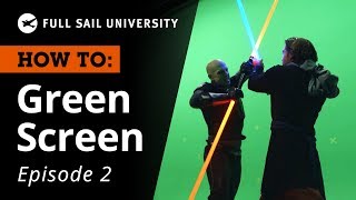 How To Use Lighting with Your Green Screen  Full Sail University [upl. by Aileen]