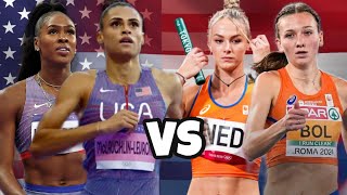 USA vs Netherlands Womens 4x400m Final  Olympics 2024  PREVIEW [upl. by Yecaw]