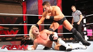 Dolph Ziggler vs The Miz  Intercontinental Championship Match Raw Aug 18 2014 [upl. by Burman]