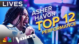 Asher HaVon Performs quotIll Make Love to Youquot by Boyz II Men  The Voice Lives  NBC [upl. by Lyn]