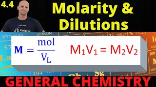 44 Molarity and Dilutions  General Chemistry [upl. by Saul]