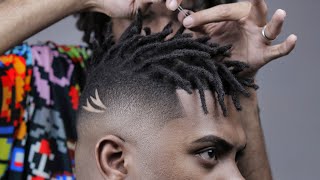 KILLMONGER HAIR 😱 Dreads inspirado em pantera negra💈✂️ [upl. by Orford163]