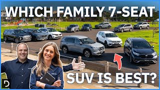 Which 7 Seat SUV Is Best For Your Family 12 SUV Mega Test  Drivecomau [upl. by Kalasky]