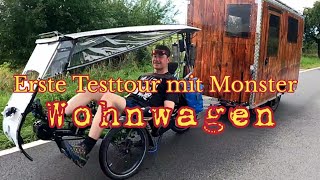 Erste Testtour mit Monster Wohnwagen [upl. by Vladimir]