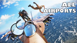 Just Cause 3 Airport Locations ALL [upl. by Ettena897]