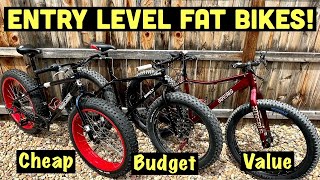 Entry Level Fat Bikes  Cheap vs Budget vs Value [upl. by Carbone251]