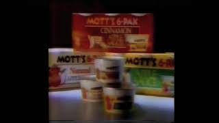 MOTTS Applesauce Commercial 1987 [upl. by Accebber]