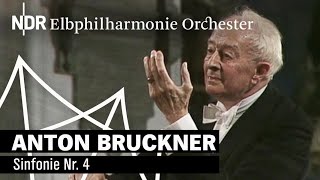 Anton Bruckner Sinfonie Nr 4 mit Günter Wand 1990  NDR Elbphilharmonie Orchester [upl. by Manya675]