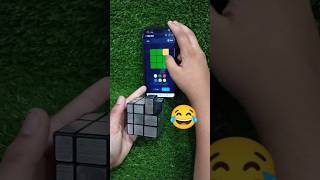 Rubiks cube solved by app quot3×3quot shorts [upl. by Sihunn904]