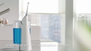 Title  Philips Sonicare AirFloss Fill amp Charge  Schoonmaken  NL [upl. by Suedaht775]