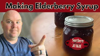 Making Elderberry Syrup from Frozen Organic Elderberries [upl. by Leibman]