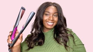 How To Style Hair With A Twist Flat Iron LANDOT [upl. by Cline]