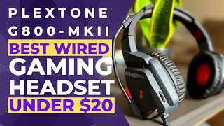 Plextone G800 MK II Review  Gaming Test  Video Test  Mic Test [upl. by Nydia]