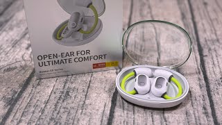 Baseus Eli Sport 1 Open Ear Headphones  These Blew Me Away [upl. by Bassett]